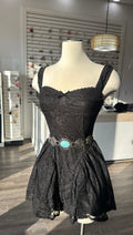 Black Lace Mini Dress